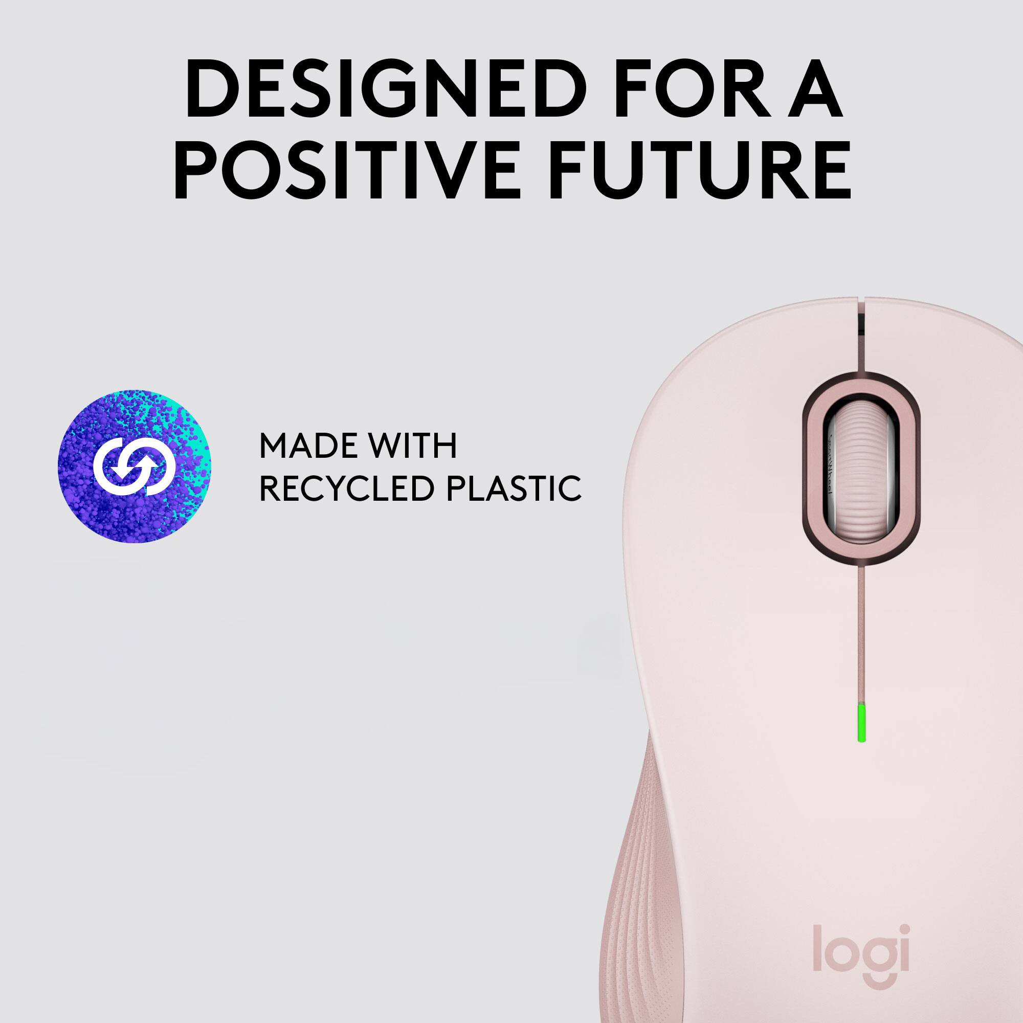 Designed for a Positive Future Made with Recycled Plastic Logi