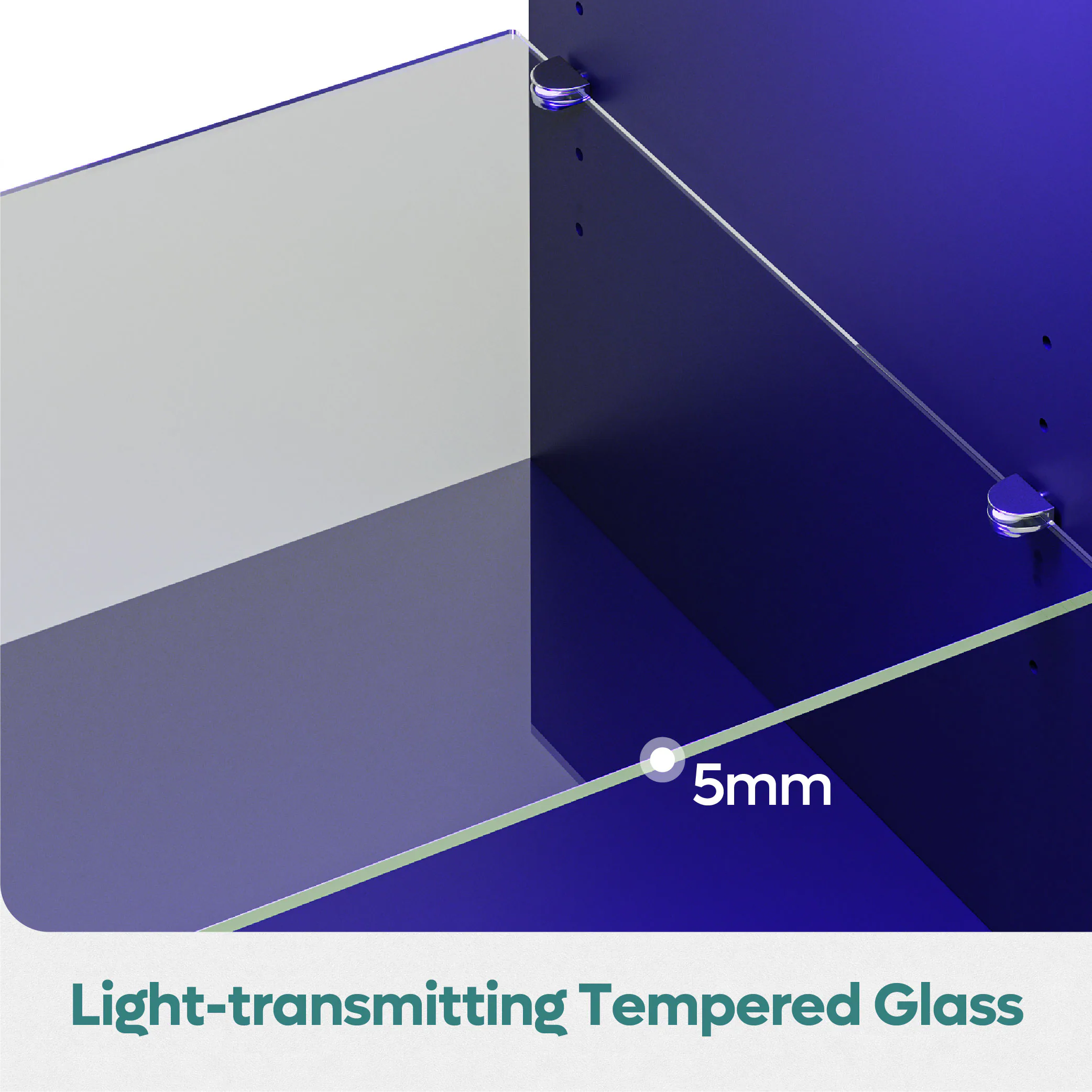 5mm Light-transmitting Tempered Glass