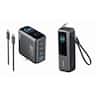 Anker - 140W Max USB-C MacBook Charger (4-Port) + 25,000mAh Laptop Power Bank (4-Port) Bundle