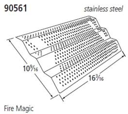 Replacement Part 90561 | Fits Music City Metals Models and more | Grill Grates heat plates and angles