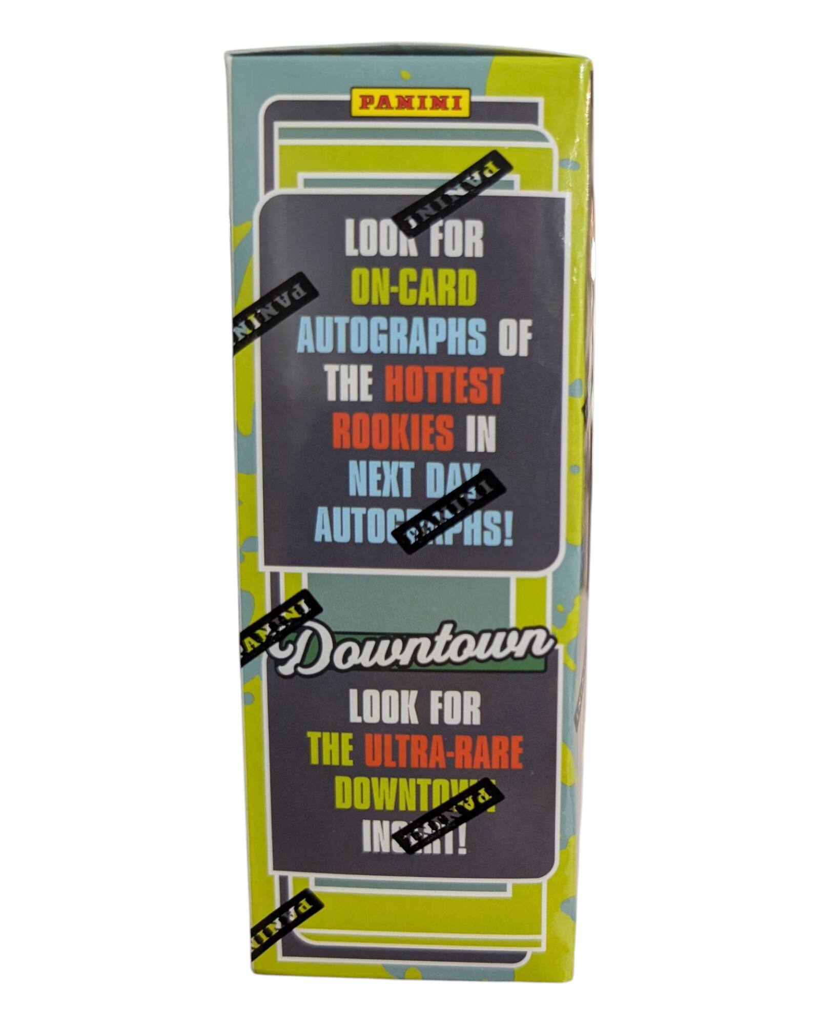 PANINI

Downtown

Look for on-card autographs of the hottest rookies in next day autos!

Look for the ultra-rare downtown inc!