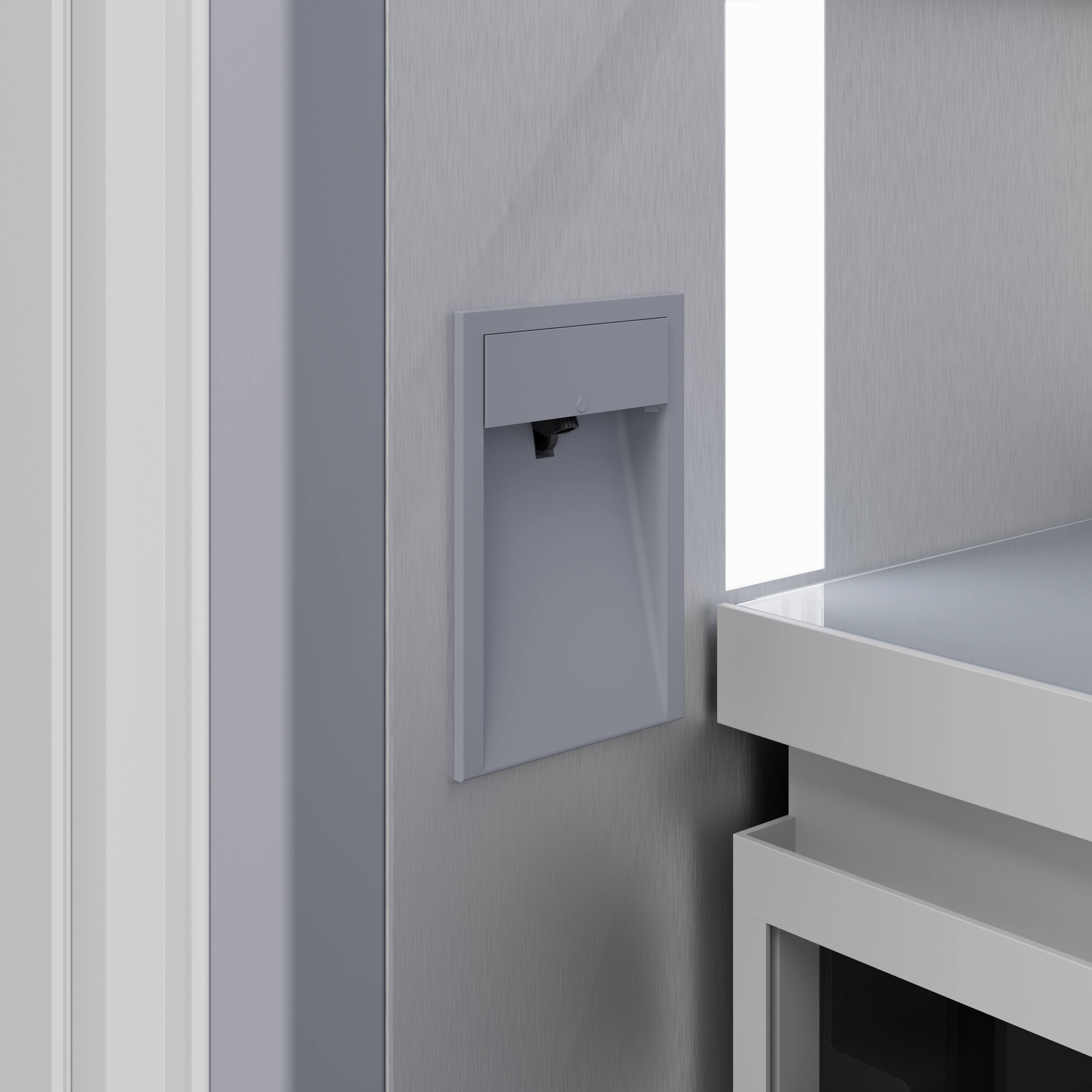 Alt View 6. Thermador - Freedom Collection 16 Cu. Ft. Bottom-Freezer Built-In Smart Refrigerator with ThermaFresh Pro Drawers - Custom Panel Ready.