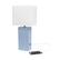 Alt View 14. Lalia Home - Lexington Leather Base Modern Table Lamp with USB - Periwinkle.