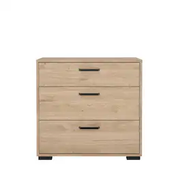Tvilum - Sofia 3 Drawer Chest, Jackson Hickory - Brown