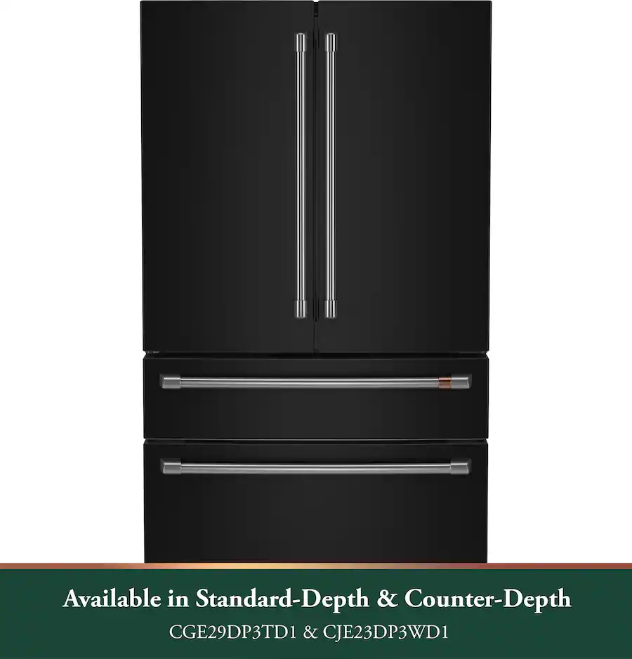 Café 36 in. Wide 23.2 Cu. Ft. 4 Door French Door Counter Depth Smart ...