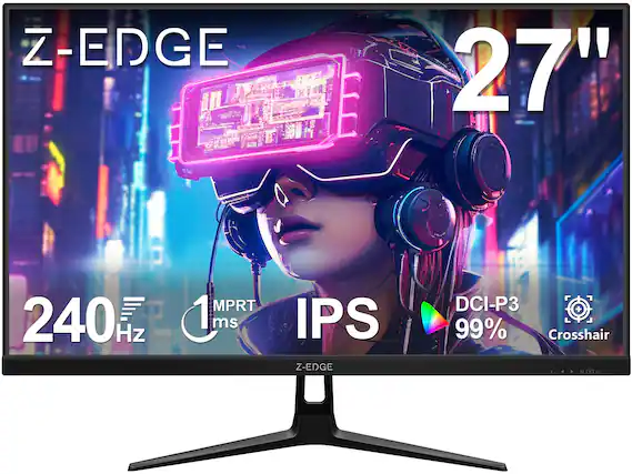 Z-EDGE 27" 240 Hz 1MPRT 1 ms IPS DCI-P3 99% Crosshair