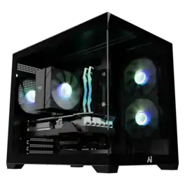 Andromeda Insights - AI Gaming PC Spectra | NVIDIA GeForce RTX 5060 Ti 8GB | Ryzen 5 9600X (5.4 GHz Turbo) | 16GB DDR5 | 1TB Gen4 SSD - Black