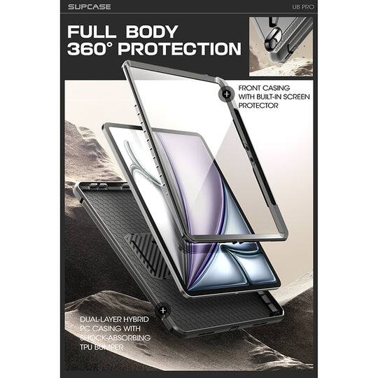 SUPCASE  
FULL BODY 360° PROTECTION  

FRONT CASING WITH BUILT-IN SCREEN PROTECTOR  

DUAL-LAYER HYBRID PC CASING WITH SHOCK-ABSORBING TPU BUMPER  

UP PRO