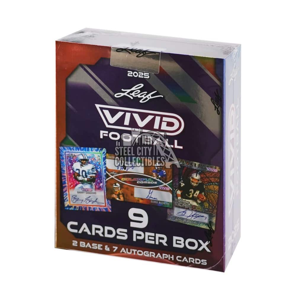 Leaf - 2025 Vivid Football Hobby Box price history on PriceWatchPro