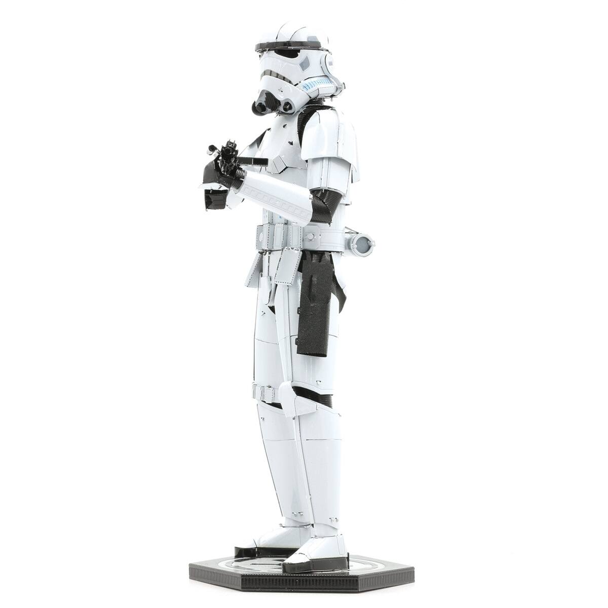 Alt View 1. Metal Earth - Metal Earth Premium Series Star Wars Stormtrooper 3D Metal Model Kit Fascinations - Silver.