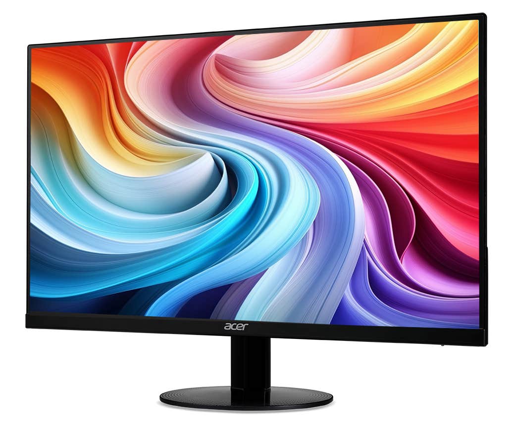 Left. Acer - SB240Y G0 23.8" LCD Monitor 120Hz 1920x1080 White - White.