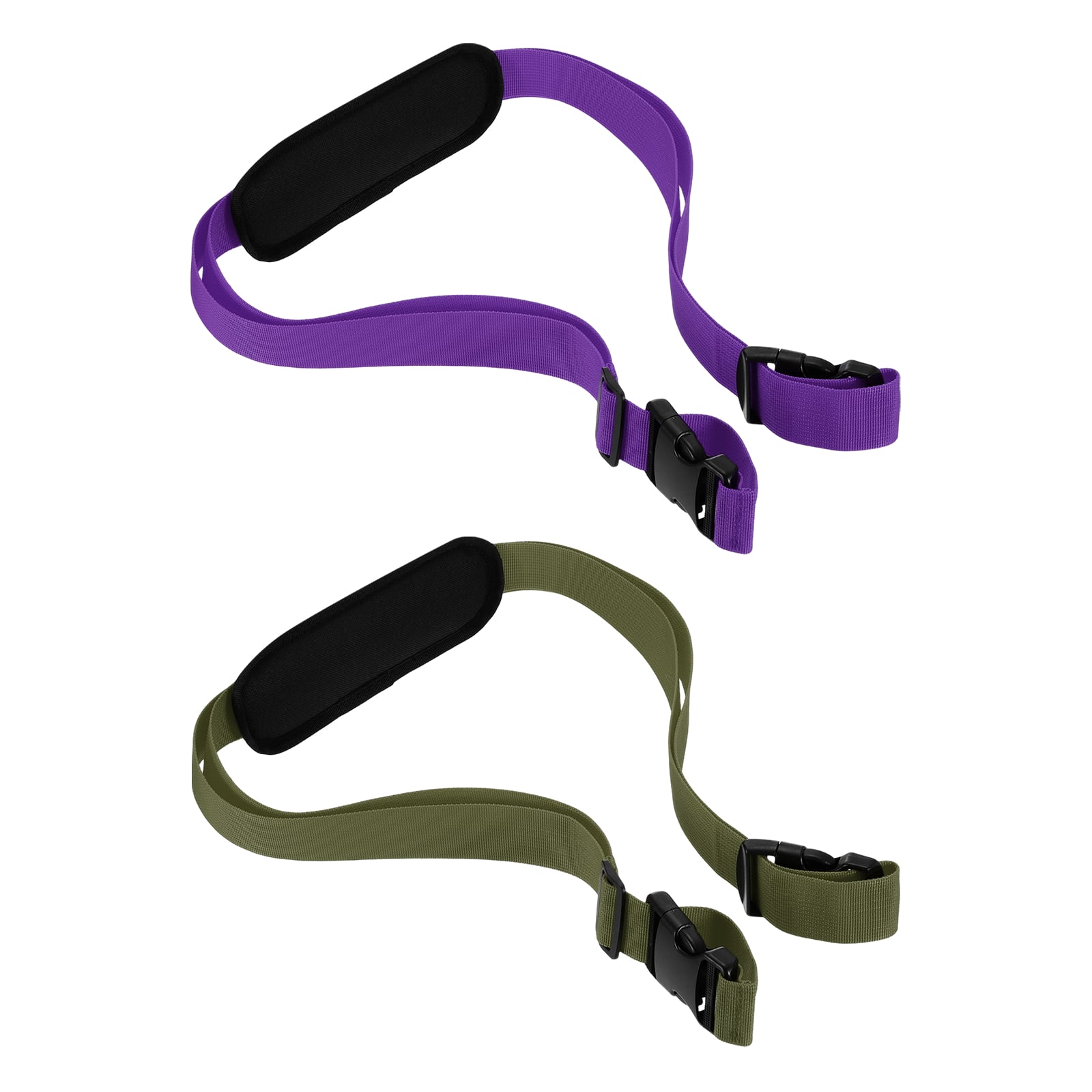Unique Bargains - Adjustable Chair Straps, Heavy Duty Universal Straps for Folding Chairs, 1pc for Camping/Picnics/Backpacking/Outdoor - Green/Purple