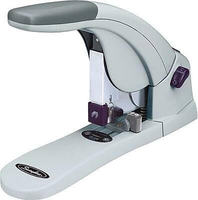 Alt View 1. Swingline - LightTouch Reduced-Effort Heavy Duty Desktop Stapler, Reduced Effort, 120-Sheet Capacity - Gray/Silver.