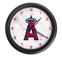 Holland Bar Stool Co. - Los Angeles Angels Indoor/Outdoor LED Wall Clock - Multicolor