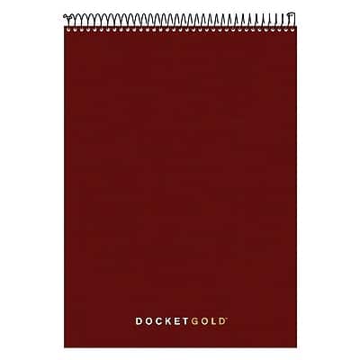 "TOPS - Docket Gold Notepad, 8.5"" x 11.75"", Project Ruled, 70 Sheets/Pad (63753) - Maroon" price history on PriceWatchPro