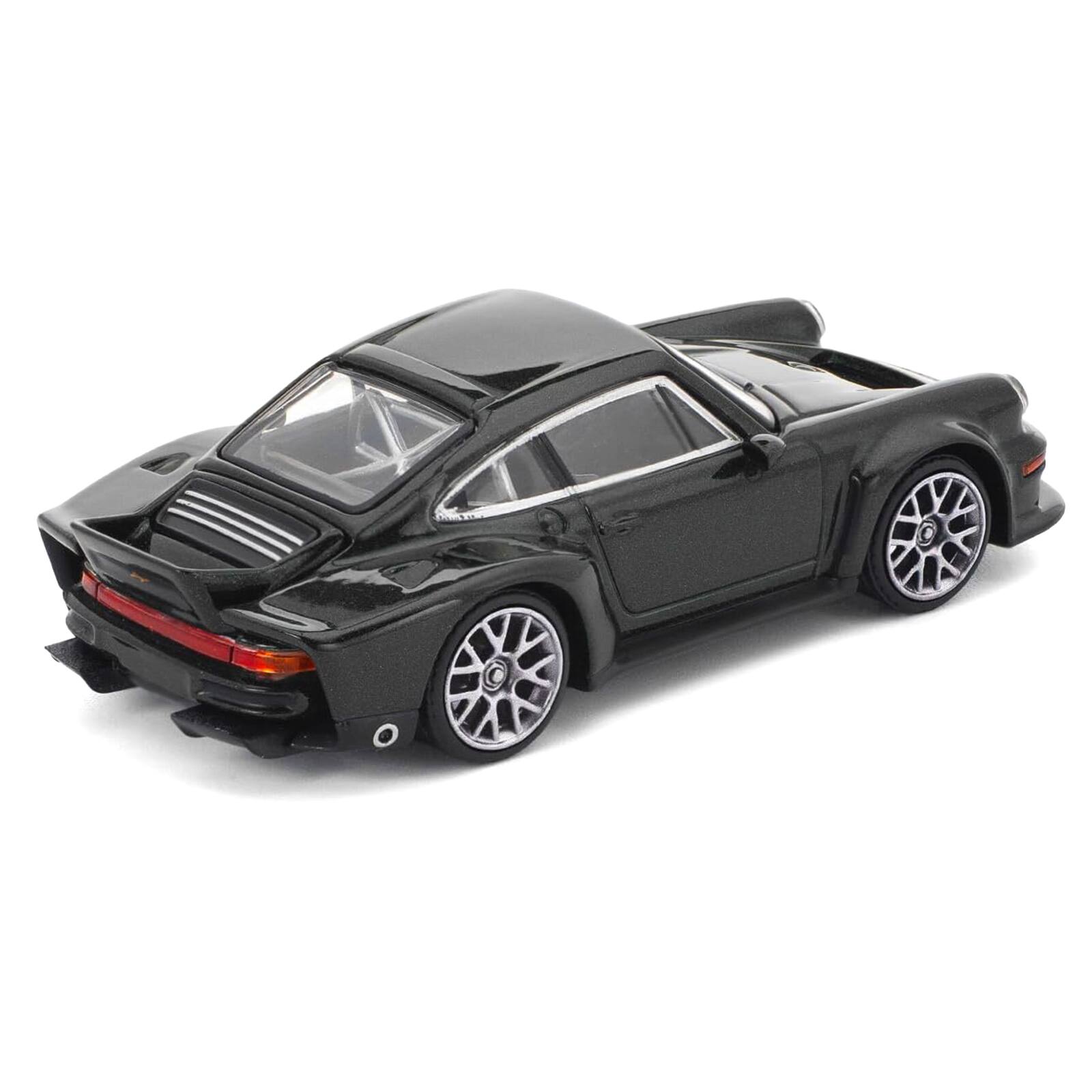 Alt View 3. Pop Race - Singer DLS Turbo Black Metallic 1/64 Diecast Model Car by Pop Race.