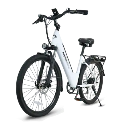 Jupiter Bikes Cruise Step Through eBike w/ 20 mph Max Speed & 50 Miles Range Universal Size UL Certified, USA Service and Support White CST26 - Best Buy Jupiter Bikes Cruise Step Through eBike w/ 20 mph Max Speed & 50 Miles Range Universal Size UL Certified, USA Service and Support White CST26 - Best Buy