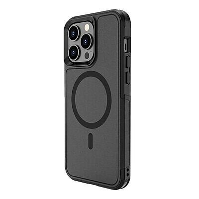 Alt View 2. SaharaCase - SaharaCase Armor Series Hard Shell Case, Tempered Glass Screen, Camera Protector for iPhone 15 Pro Max - Black.