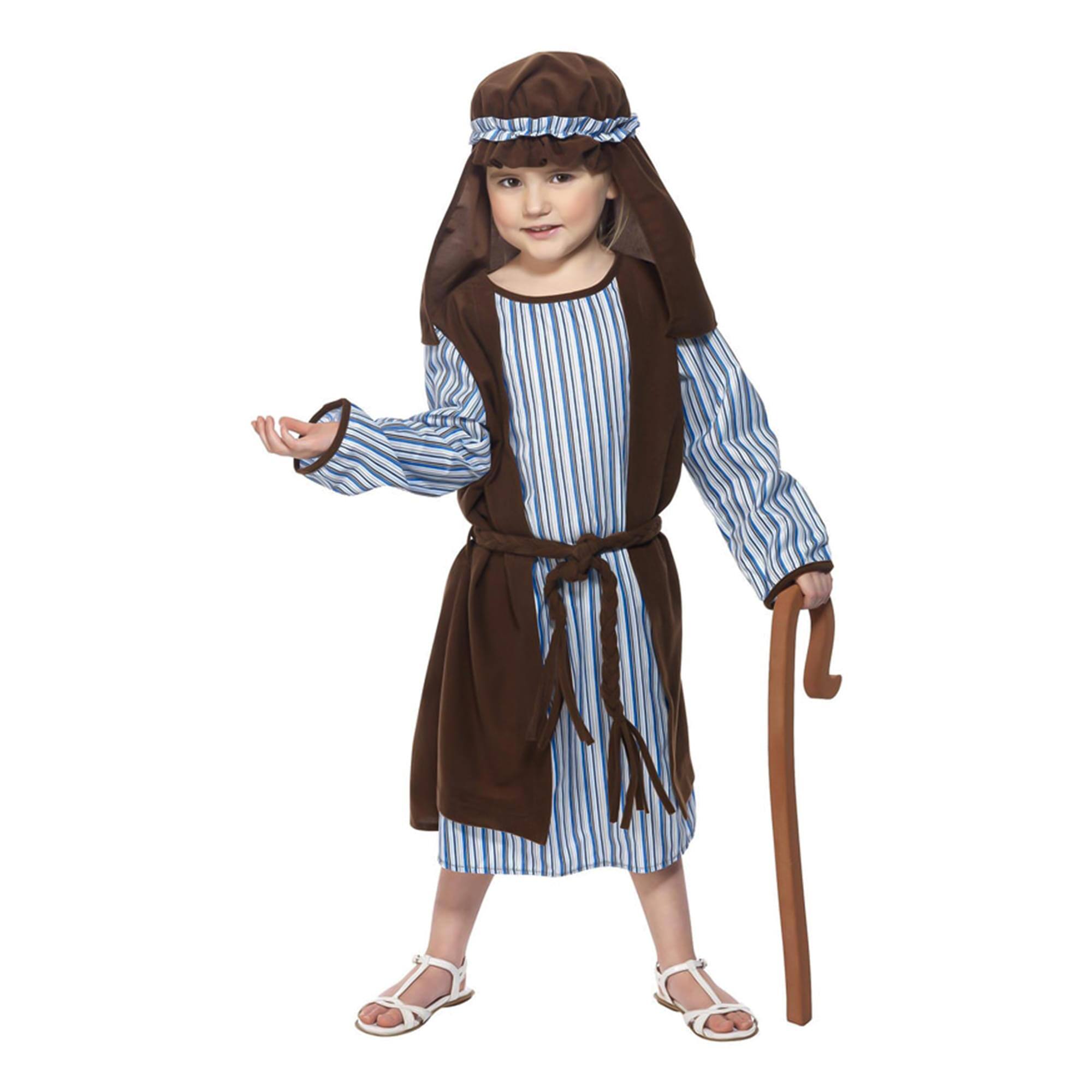 Alt View 2. Smiffys - Shepherd Nativity with Staff Costume Accessory Medium - Multi-Colored.