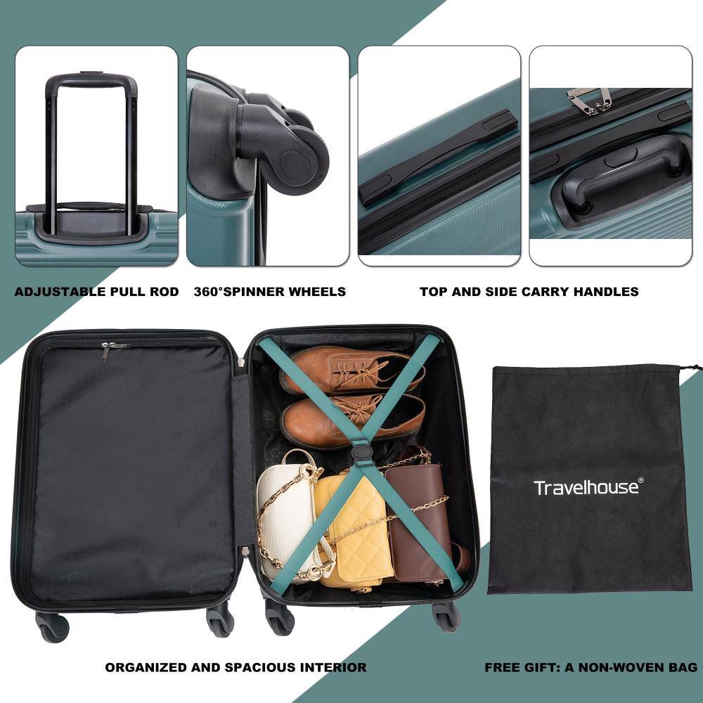 - ADJUSTABLE PULL ROD
- 360° SPINNER WHEELS
- TOP AND SIDE CARRY HANDLES
- ORGANIZED AND SPACIOUS INTERIOR
- FREE GIFT: A NON-WOVEN BAG