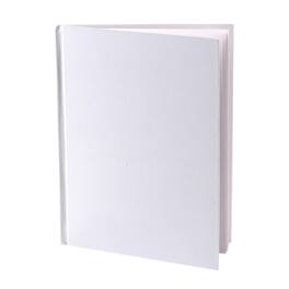 ASHLEY PRODUCTIONS - Hardcover Blank Book Portrait, White - 6" x 8"