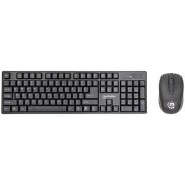 Manhattan - Wireless Keyboard and Optical Mouse Set - Black