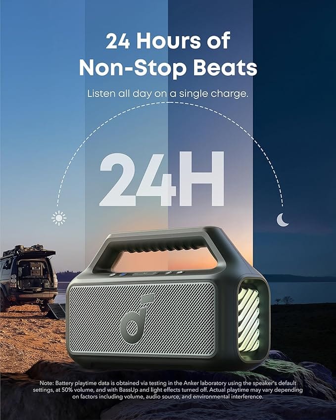 Soundcore by Anker Boom 2 IPX7 Waterproof Floatable 80W Bluetooth