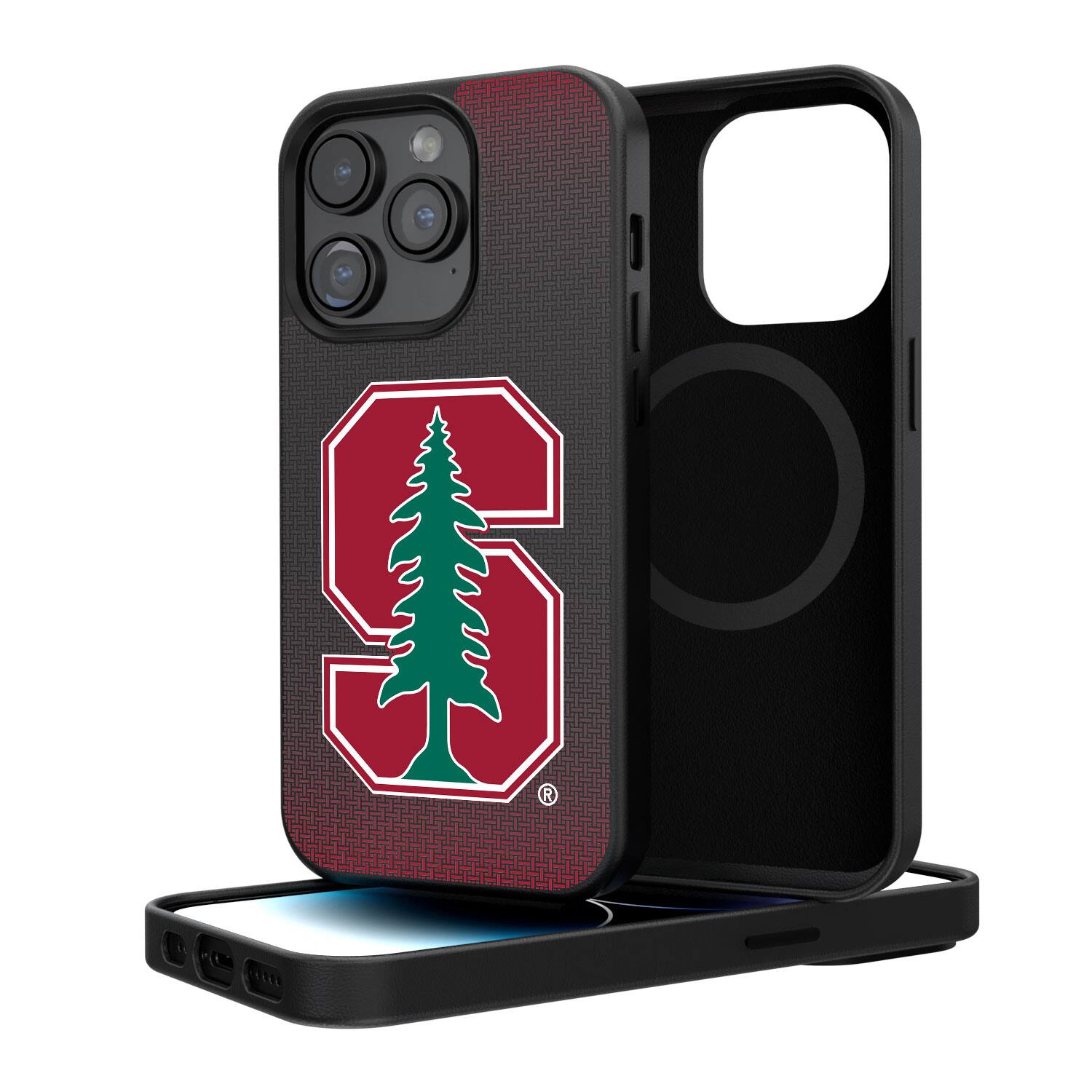 Keyscaper - NCAA - Stanford Cardinal Linen Logo iPhone Magnetic Bump Case - 15 - Black price history on PriceWatchPro