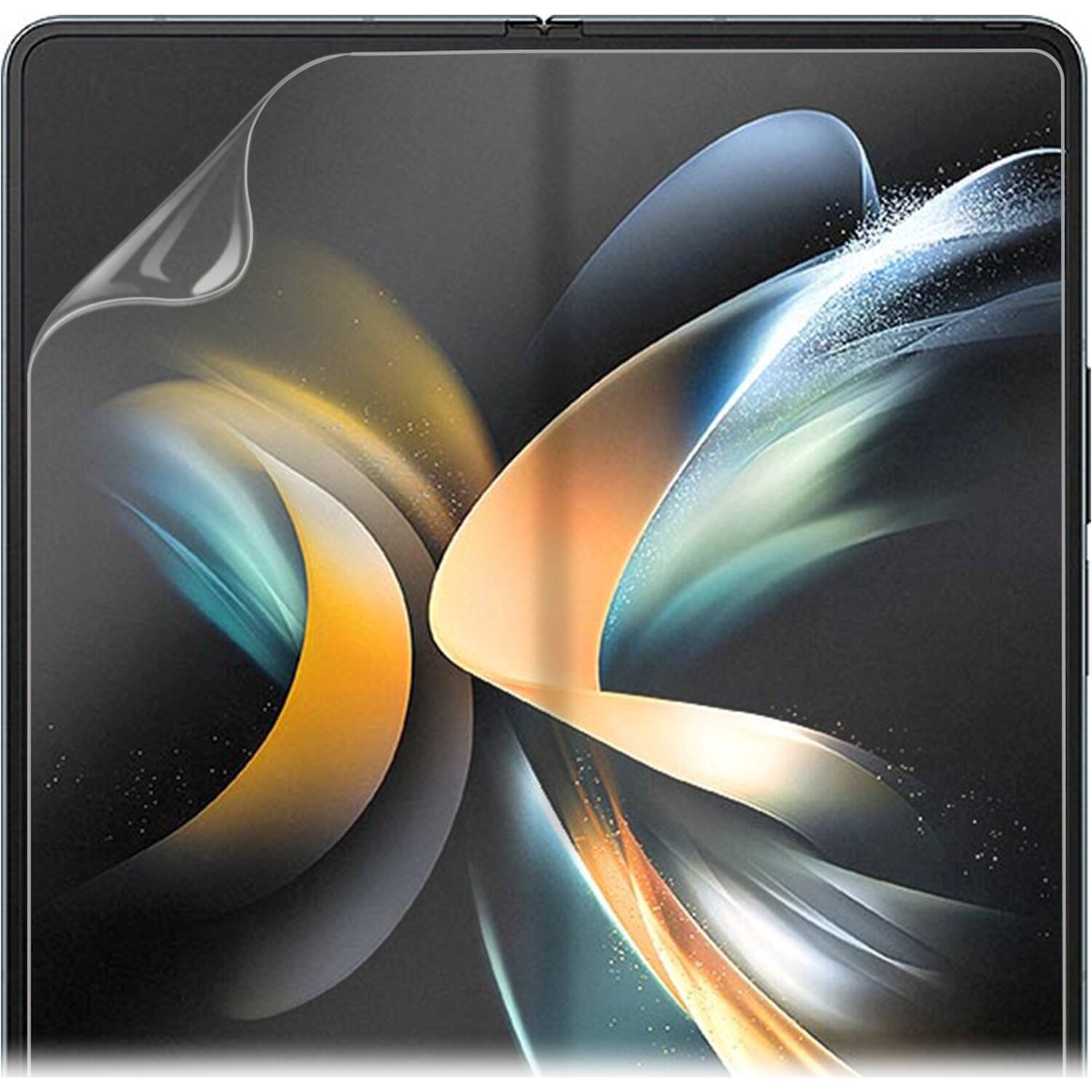 Alt View 16. SaharaCase - Flexon Film Screen Protector for Samsung Galaxy Z Fold4 5G - Clear.