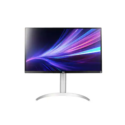 Front. LG - LG 27UP650-W.AUS Monitor 27” UHD (3840 x 2160) IPS Display, VESA DisplayHDR 400, DCI-P3 95% Color Gamut, 3-Side Virtuall.