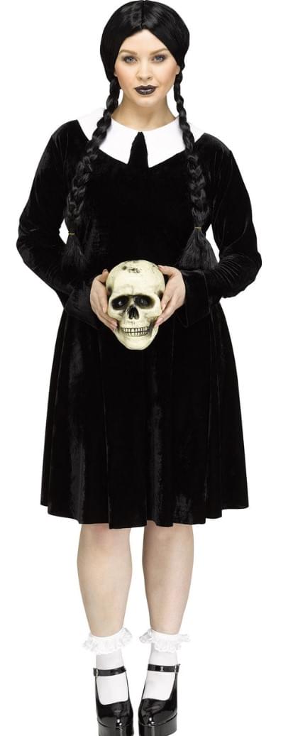 Funworld - Gothic Girl Adult Plus Size Costume | 2X 22W-24W - Black price history on PriceWatchPro