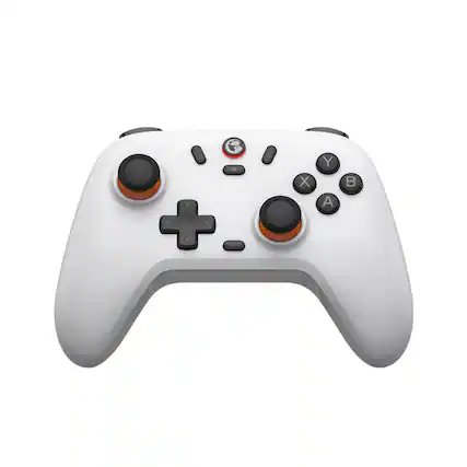Front. GameSir - Nova Lite Multi-Platform Tri-mode Game Controller - Stellar White.