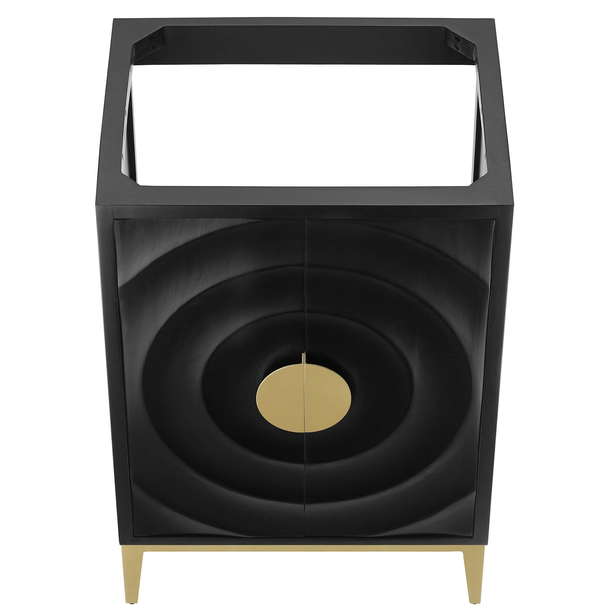 Alt View 5. Modway - Beau 24" Bathroom Vanity Cabinet by Modway - Black.