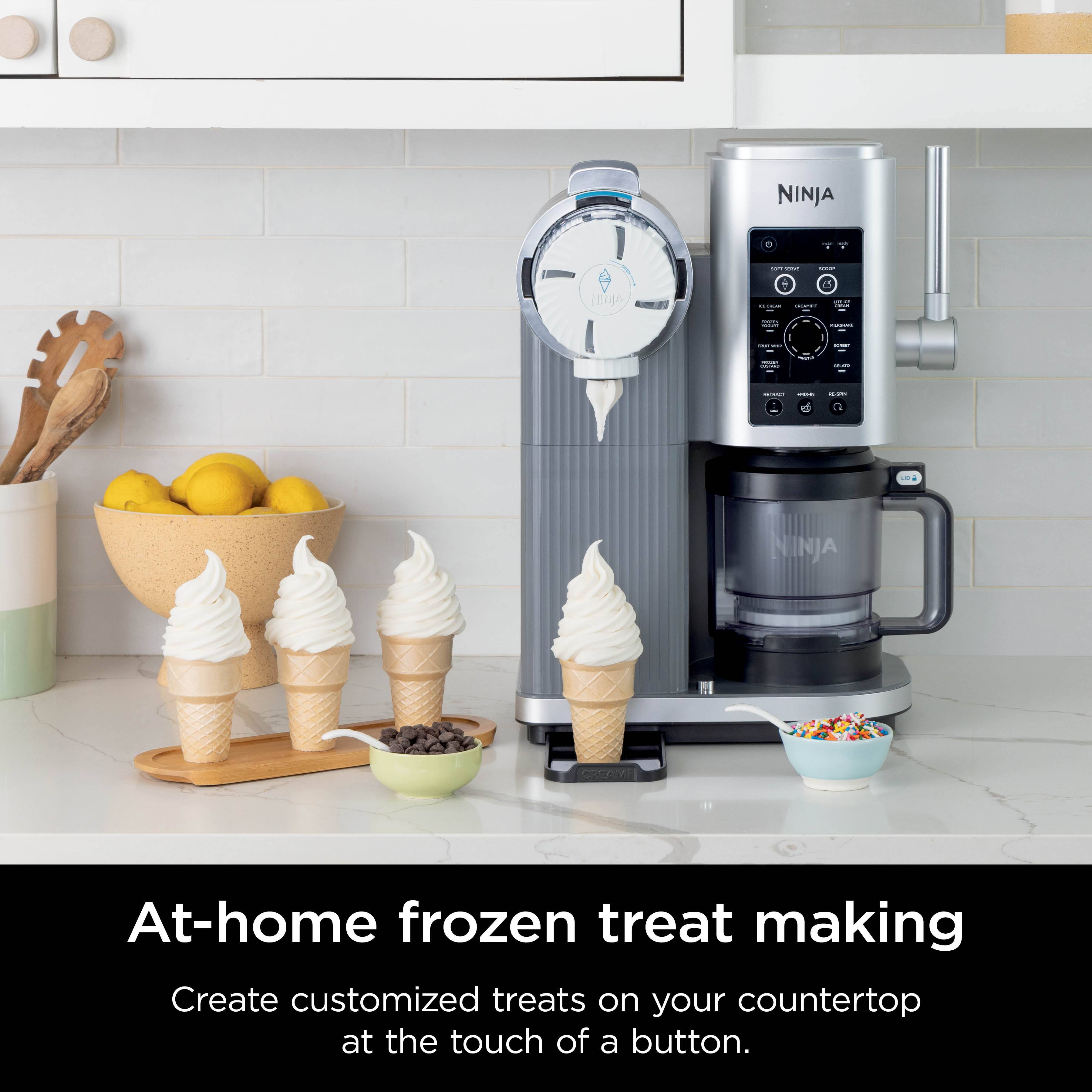 At-home frozen treat making

Create customized treats on your countertop at the touch of a button.