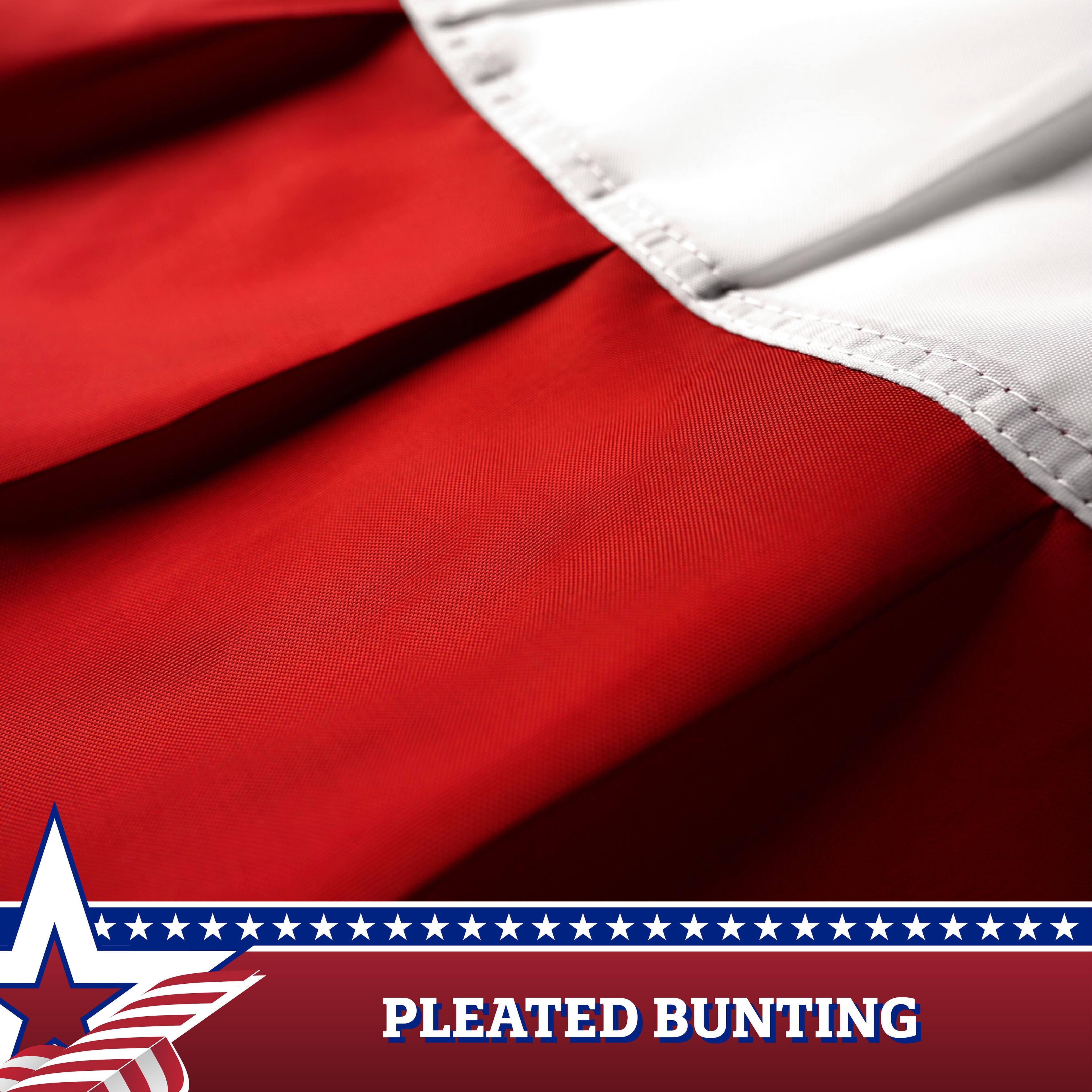 PLEATED BUNTING