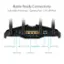 Battle-Ready Connectivity Indivisible Antennas | Gaming Port | 3X LAN Port Power (DC-IN) port USB 3.2 Gen 1 Port Gaming Port WAN Port Reset Button Power Switch LAN Port x 3 WPS Button