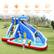 For Ages 4 to 12, accommodate weight limit of 4 kids and 265 lbs. Waterproof Oxford rich amusement facilities.
