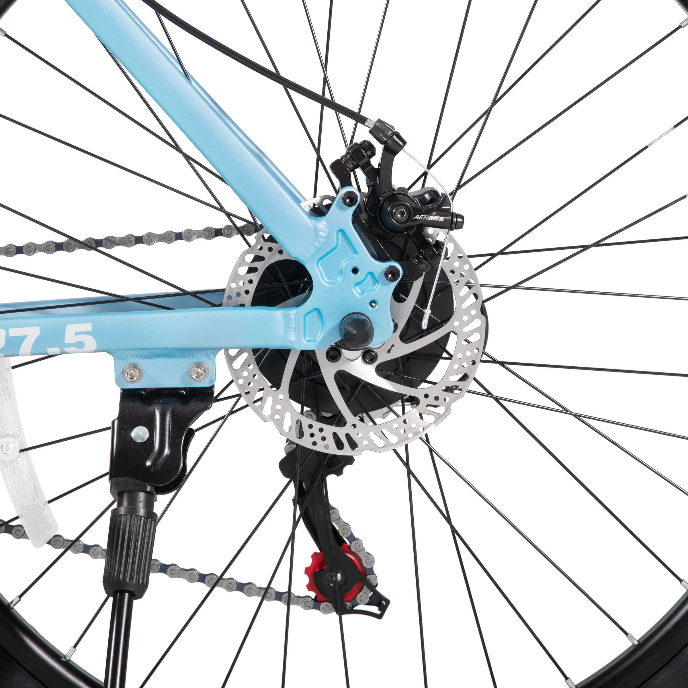 Alt View 8. HILAND - BAMCBASE Mountain Bike 26 inch, 21-Speed Aluminum Alloy MTB with Suspension Fork, Bicycle for Men Women Adults, Blue - blue.