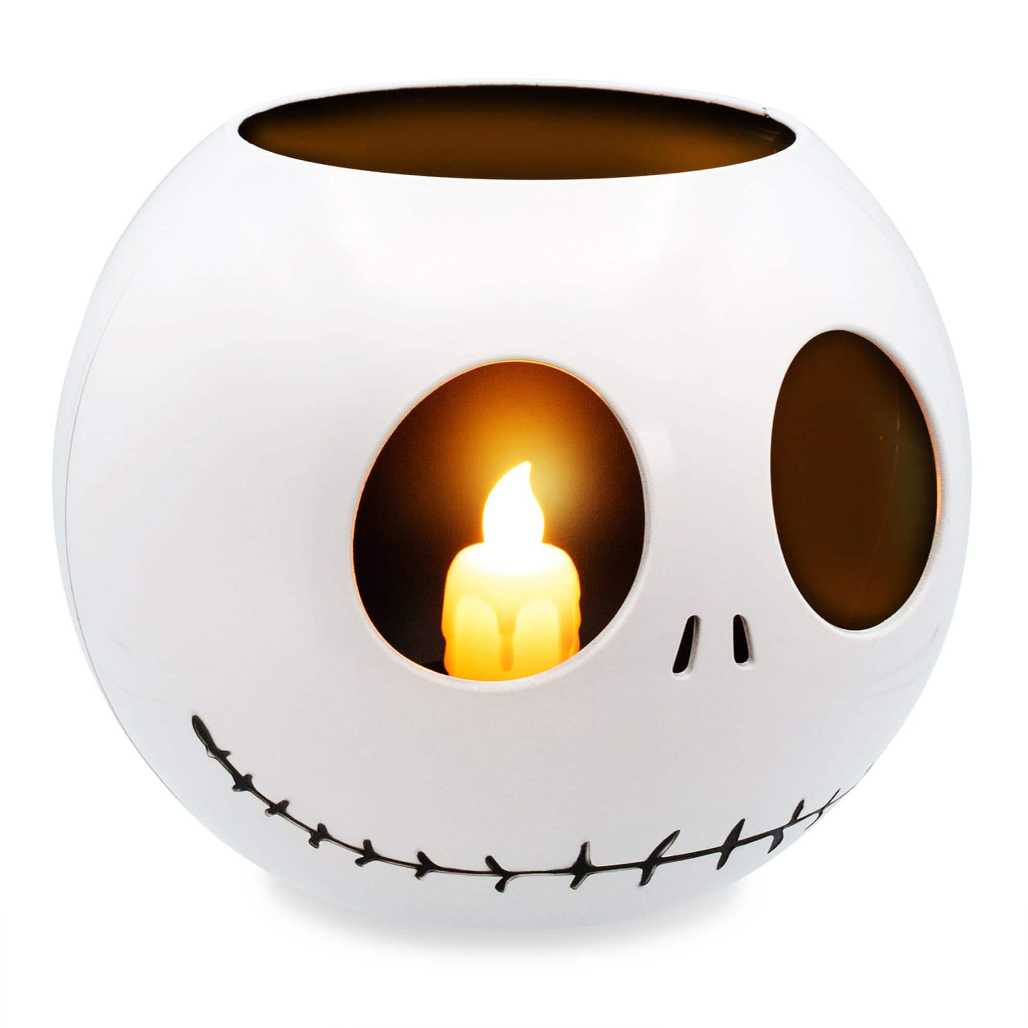 Disney - The Nightmare Before Christmas Jack LED Flickering Flameless Candle - White