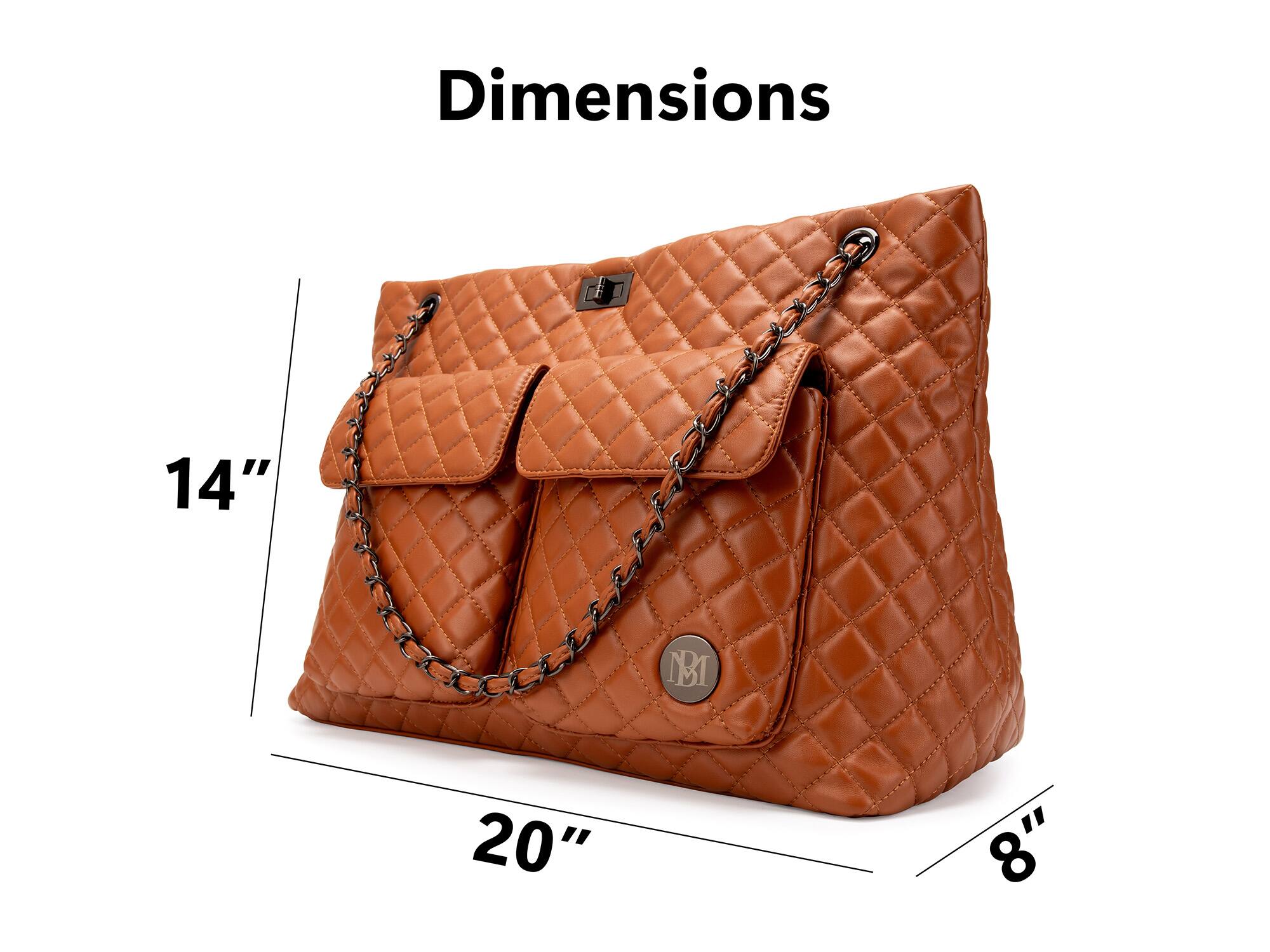 Dimensions 14" 20" 8"