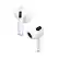 Alt View 1. Apple - Apple AirPods (3rd generation) with Lightning Charging Case - White.