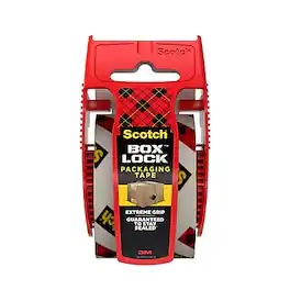 Scotch - Box Lock Heavy Duty Packing Tape with Dispenser, 1.88" x 22.2 yds., (195) - Clear