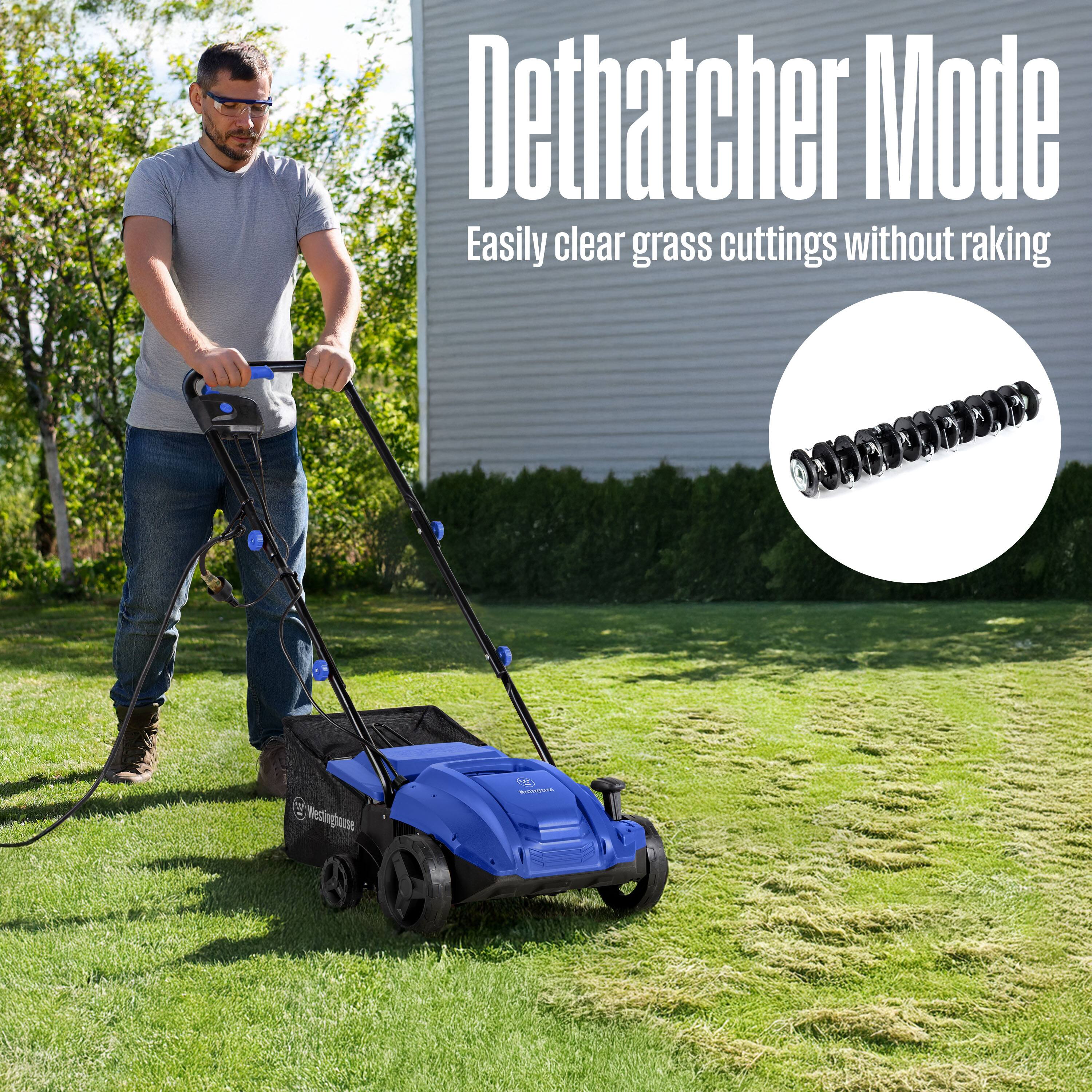 Dethatcher Mode  
Easily clear grass cuttings without raking