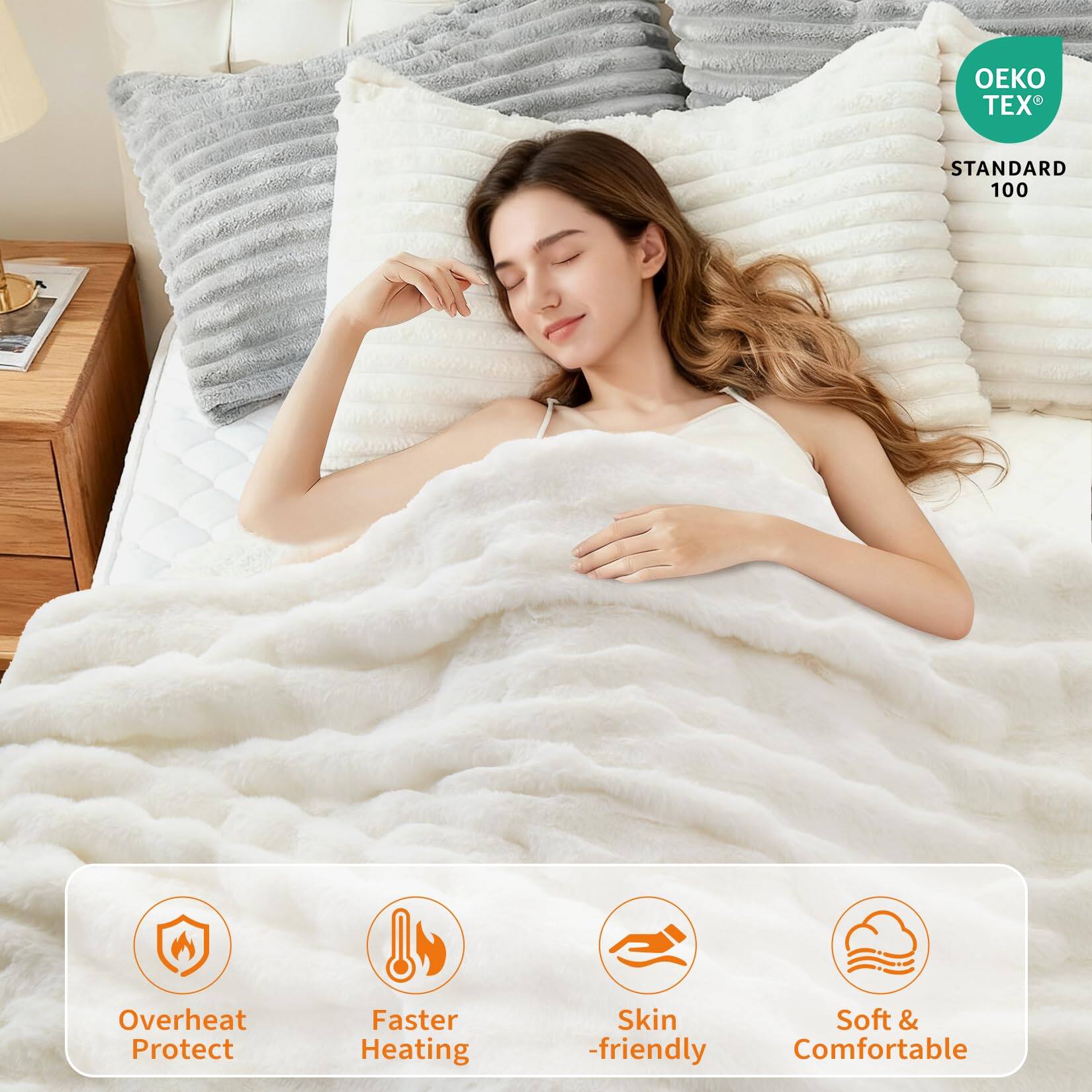 - Overheat Protect
- Faster Heating
- Skin-friendly
- Soft & Comfortable

OEKO TEX STANDARD 100