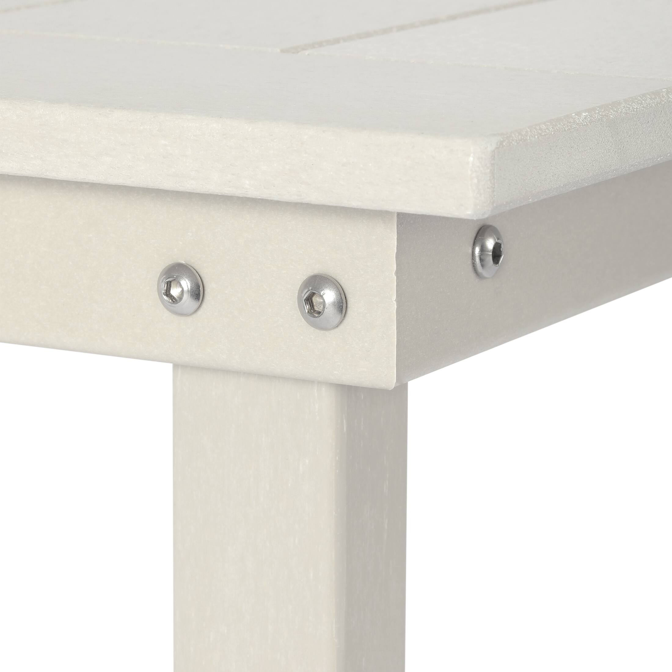 Alt View 4. WestinTrends - WestinTrends Malibu 65" Outdoor Patio Trestle Dining Bench - Sand.