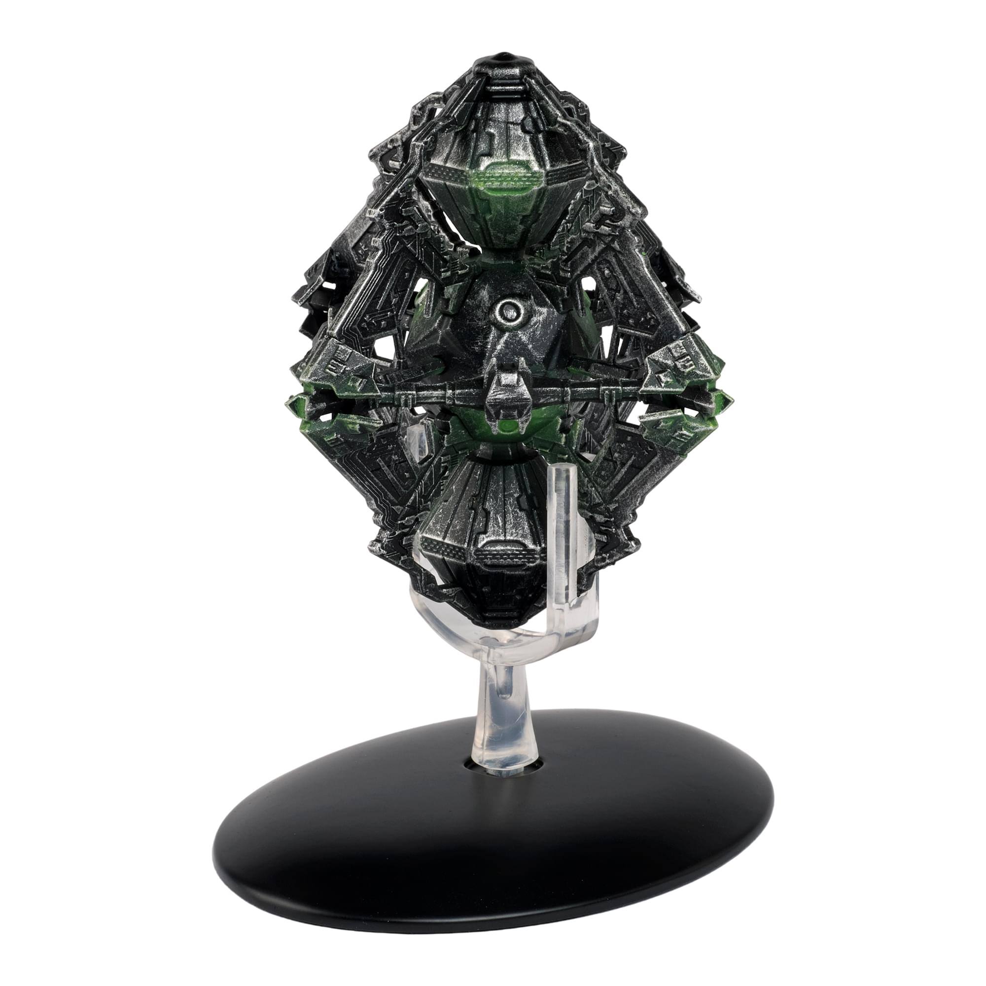 Alt View 2. Eaglemoss - Eaglemoss Star Trek Starship Replica | Borg Queen Ship - Black.