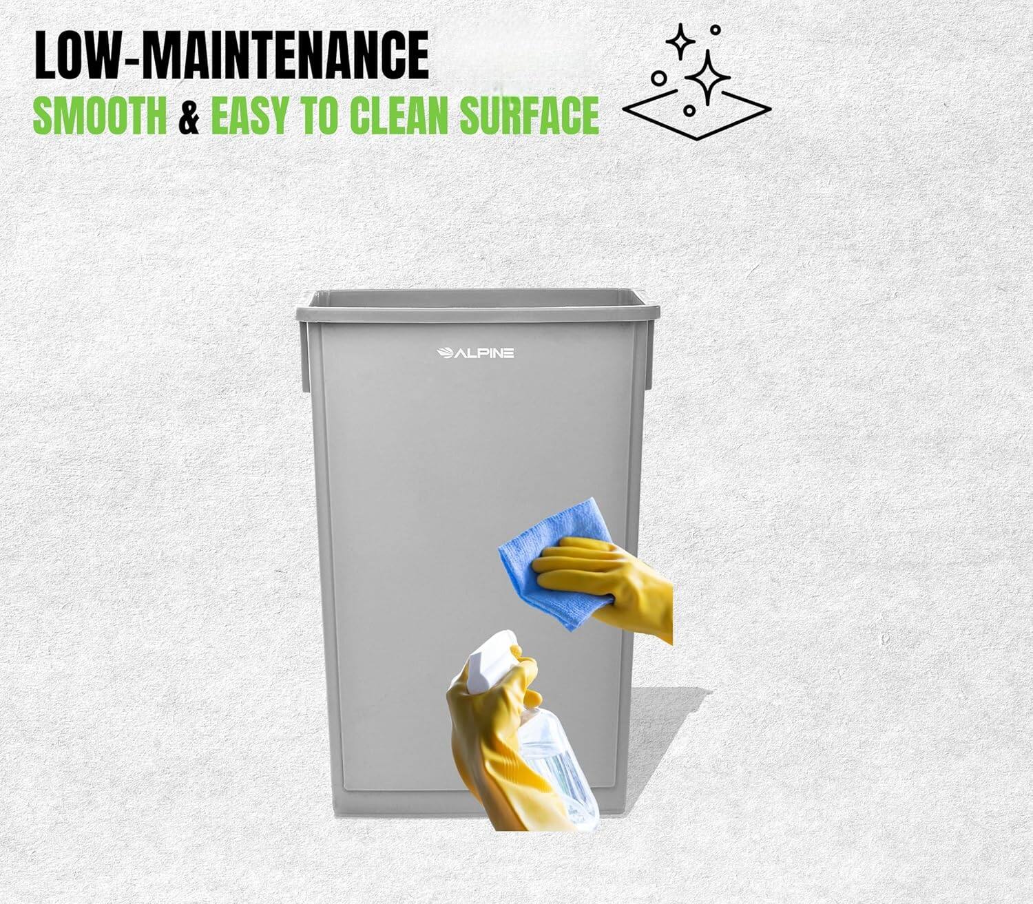 LOW-MAINTENANCE  
SMOOTH & EASY TO CLEAN SURFACE