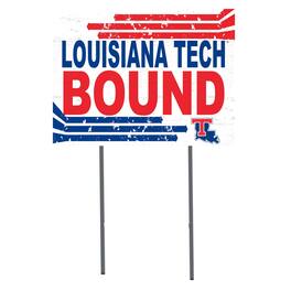 Jardine - Louisiana Tech Bulldogs 18" x 24" Bound Yard Sign - White