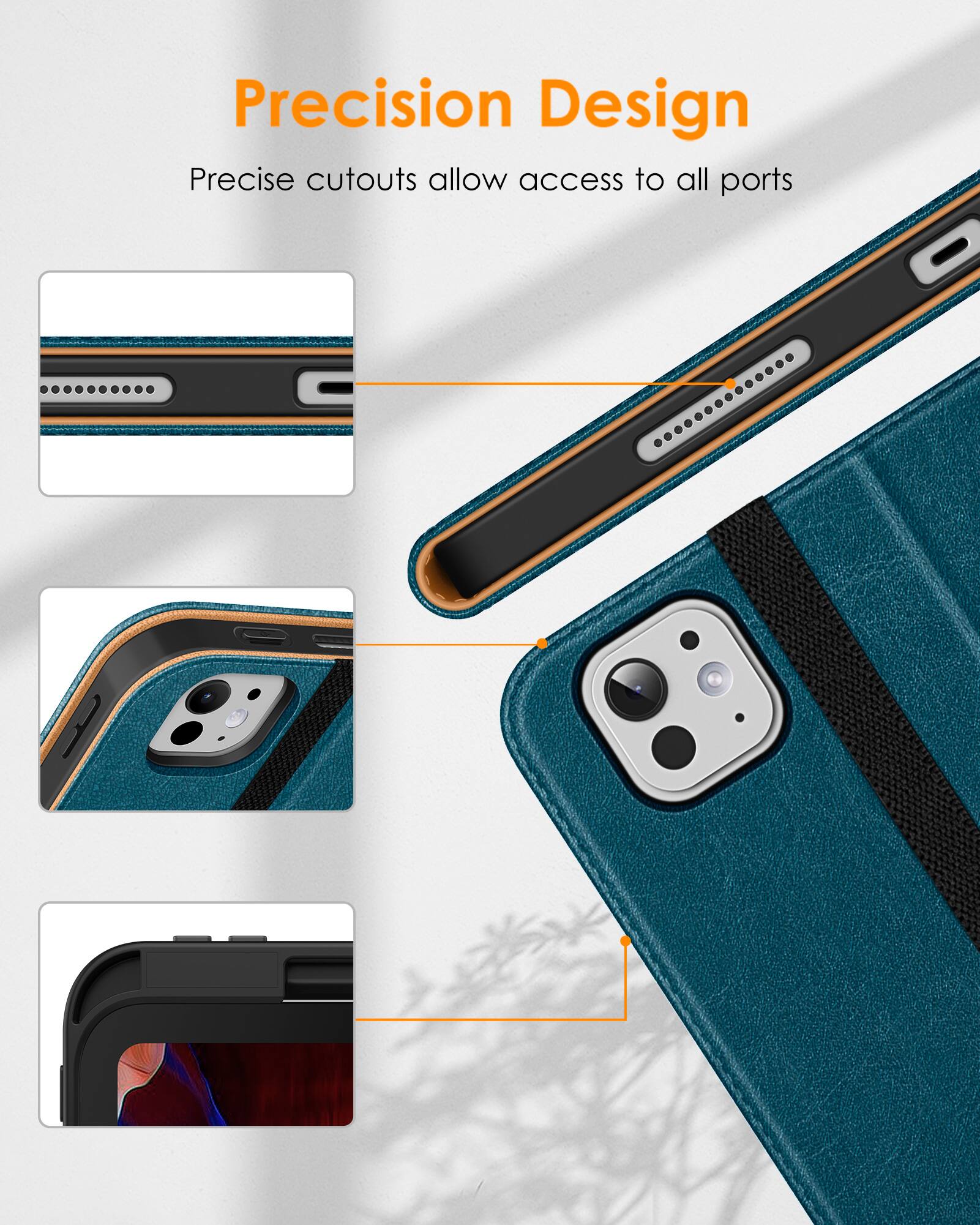 Precision Design  
Precise cutouts allow access to all ports