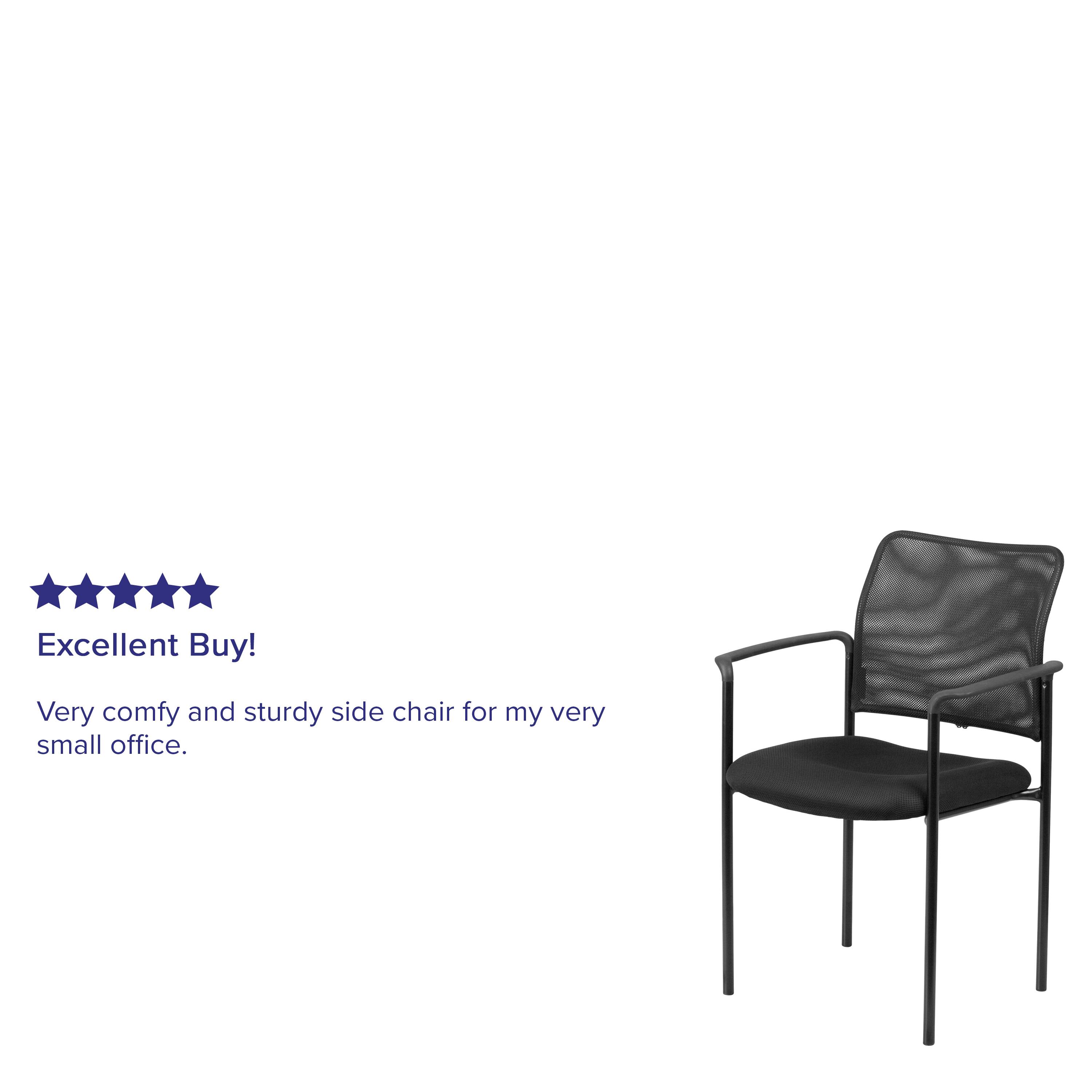 Excellent Buy! Very comfy and sturdy side chair for my very small office.